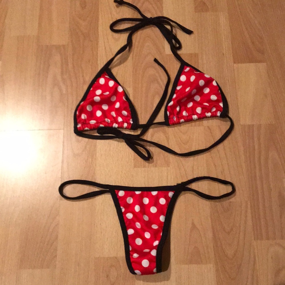 Mickey Mouse thong microbikini